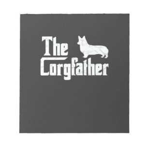 Bloc-note Papa Corgi le Parrain Corgi Drôle Corgi Amoureux C