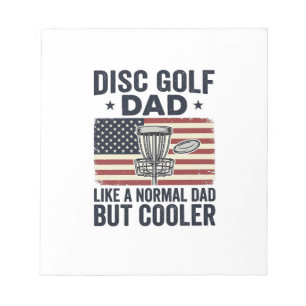 Bloc-note Papa Disc Golf Drapeau Vintage T-shirt Drôle Desig