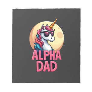 Bloc-note Papa licorne drôle Laufey hommes Fête des Pères No