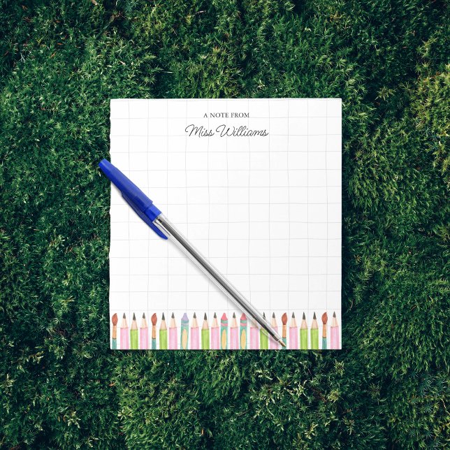 Bloc-note Papeterie aquarelle pour la reconnaissance des ens (Créateur téléchargé)