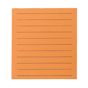 Bloc-note Papeterie Orange Elégante & Vibrante