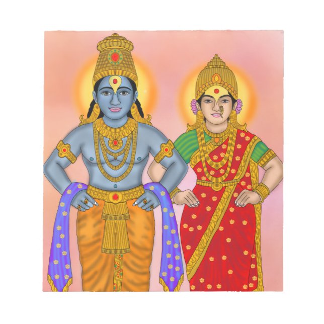 Bloc-note Papeterie Vitthal Rukmini (Devant)