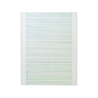 Bloc-note Papier à lettres allemand - 3 lignes avec cadre