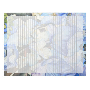 Bloc-note Papier à lettres Hydrangea 21,59 cm x 27,94 cm Blo