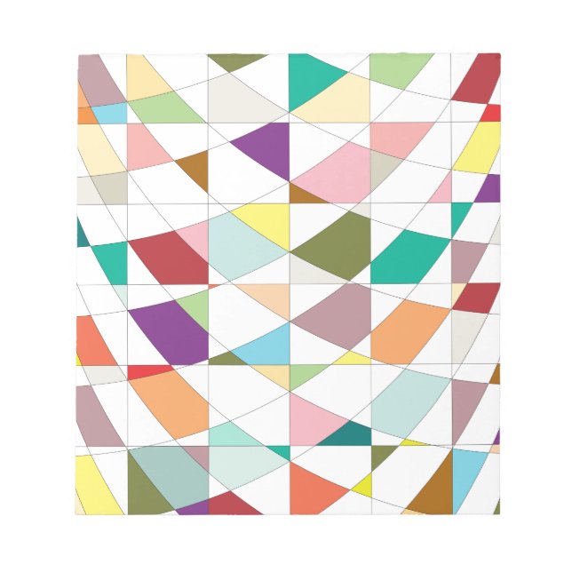 Bloc-note Papier à rebut Tapisserie couleur Abstraite (Devant)