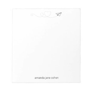 Bloc-note Papier Carburant d'avion Carburant simple papeteri