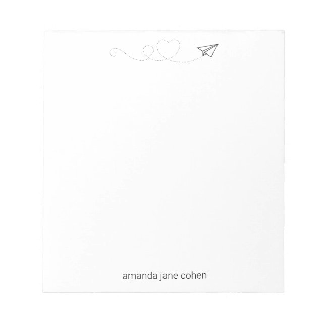 Bloc-note Papier Carburant d'avion Carburant simple papeteri (Devant)