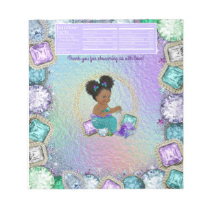 Bloc-note Papier d'emballage de bonbons pour Baby Shower Afr