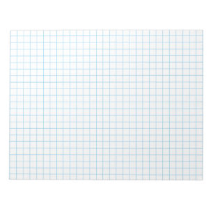 Bloc-note Papier grand graphisme, Feuilles, Papier grille,