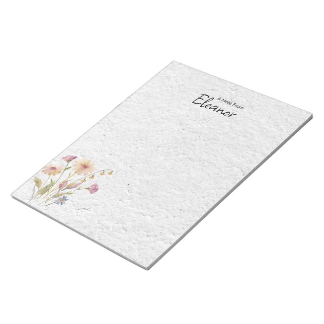 Bloc-note Papier ligné personnalisé   (Incliné)