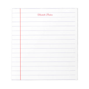 Bloc-note Papier Ligné Professionnel Plain Minimaliste Moder