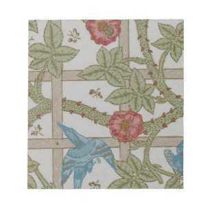 Bloc-note Papier peint à treillis de William Morris
