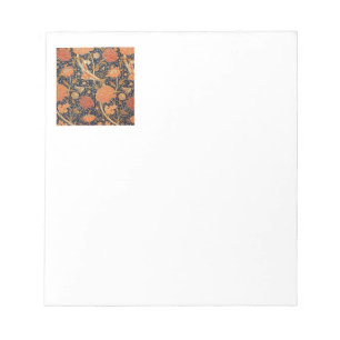 Bloc-note Papier peint fleur de William Morris Cray