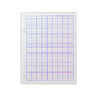 Papier quadrillé Pinyin Tianzi, entraînement à l'é