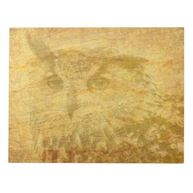 Bloc-note Papier Vintage Owl (Devant)