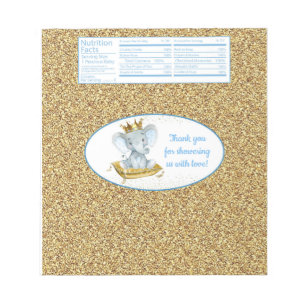 Bloc-note Papiers d'emballage de bonbons pour Baby Shower Pr