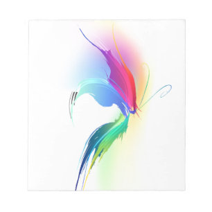 Bloc-note Papillon de peinture Abstrait