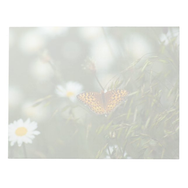 Bloc-note Papillon Fritillaire du Pacifique (Devant)