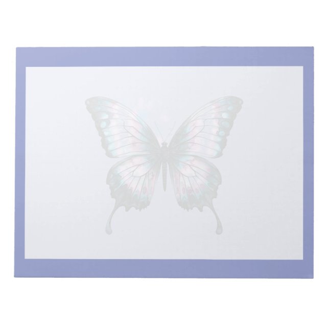 Bloc-note Papillon Monarch Minimaliste Élégant (Devant)