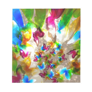 Bloc-note Papillons Abstraits