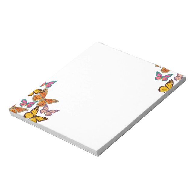 Bloc-note Papillons colorés Girly mignons (Tourné)