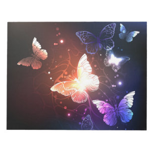 Bloc-note Papillons de nuit lumineux