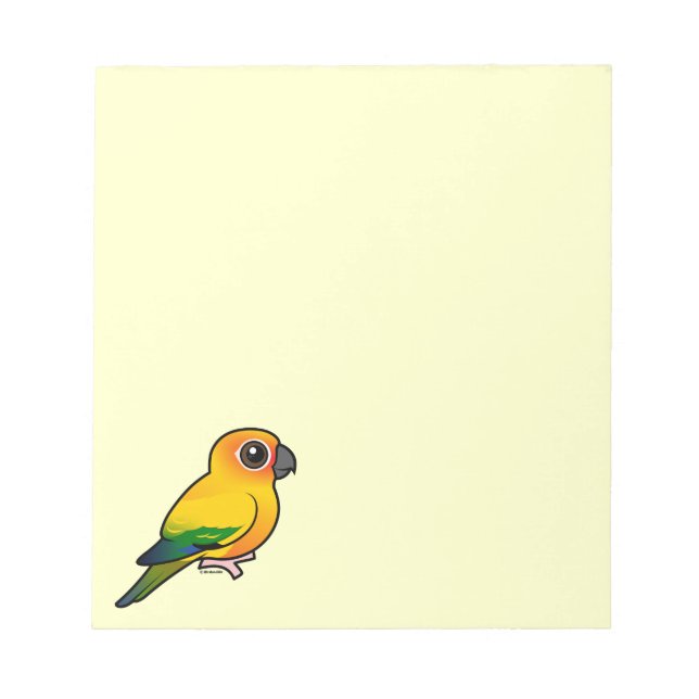 Bloc-note Parakeet solaire Birdorable (Devant)