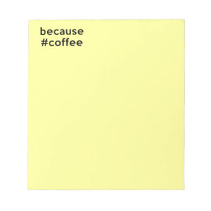 Bloc-note Parce que café
