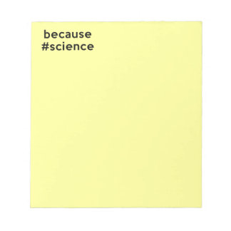 Bloc-note Parce que la science
