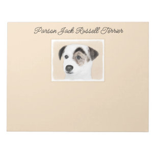 Bloc-note Parson Jack Russell Terrier Peinture - Chien Art P
