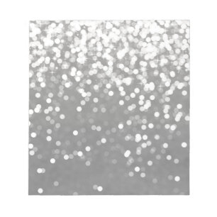 Bloc-note Parties scintillant dans le ✨ aérien