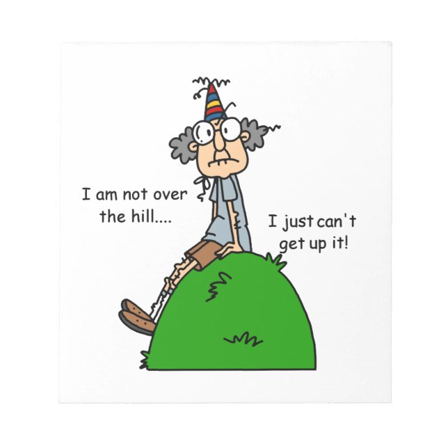 Bloc-note Pas au-dessus de l'humour de colline (Devant)