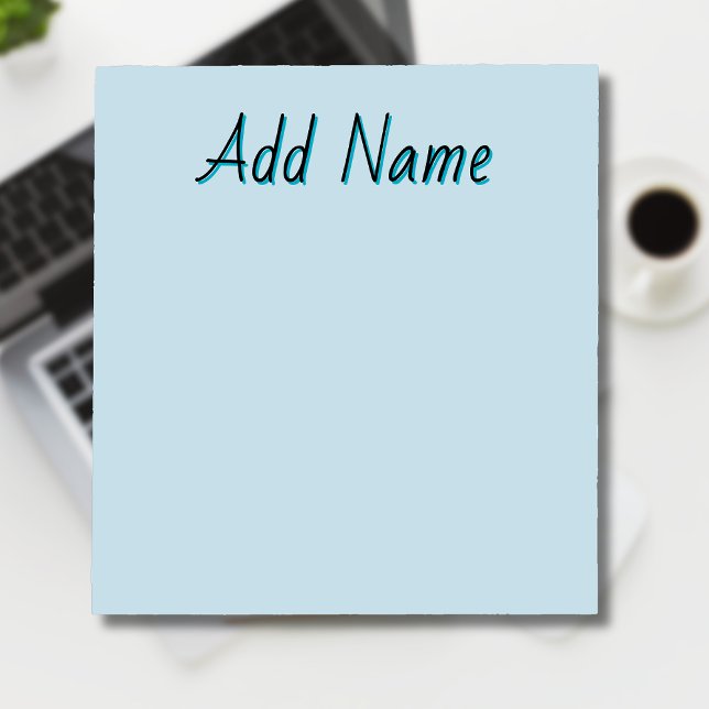 Bloc-note Pastel Blue Unique Cadeaux de l'enseignant personn (Créateur téléchargé)