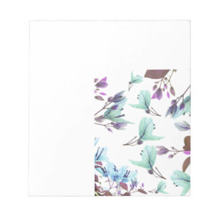 Bloc-note Pastel Colors Bougainvilliers Fleurs