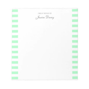 Bloc-note Pastel Elegant Classic Script Idées géniales Femin