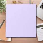 Bloc-note Pastel Lilac couleur solide | Classique | Élégant<br><div class="desc">Pastel Lilac couleur solide | Conception classique | Produit élégant | Couleur tendance | Style et mode | Minimaliste</div>