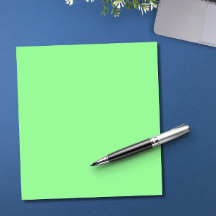 Bloc-note Pastel Mint couleur solide Classique Élégant