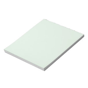 Bloc-note Pastel Mint Vert couleur solide