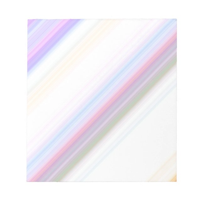 Bloc-note Pastel Stripes (Devant)