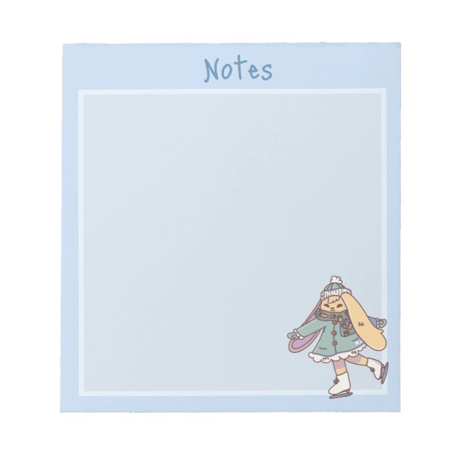Bloc-note Patinage sur glace Daisy (Devant)