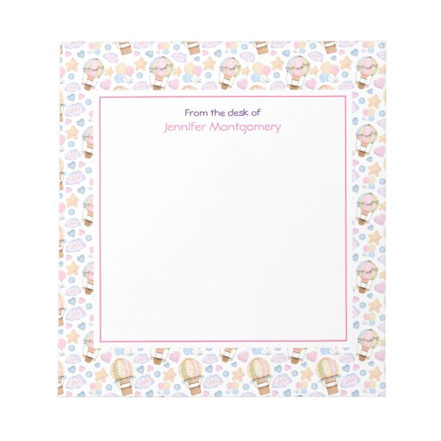 Bloc-note Patters de Whimsical Watercolor (Devant)