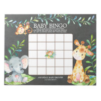 Pavé noir du jeu de Baby shower de bingo de la Jun