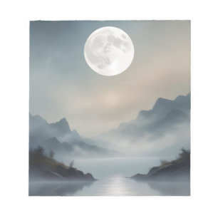 Bloc-note Paysage Abstrait Montagnes Vallée Paysage Nature P