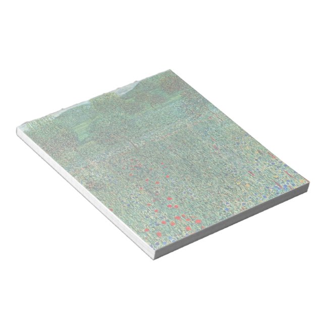 Bloc-note Paysage des jardins par Gustav Klimt (Incliné)