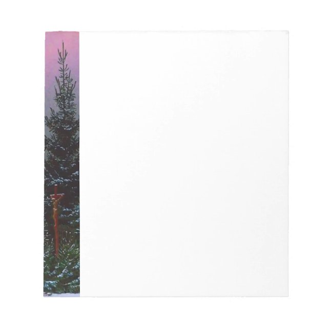 Bloc-note Paysage d'hiver Caspar David Friedrich (Devant)