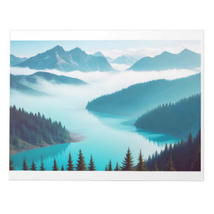 Bloc-note Paysage panoramique Montagnes Nature pittoresque