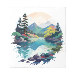 Bloc-note Paysage serein Calme Nature paisible Nature Extéri