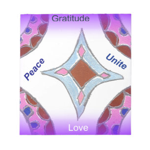 Bloc-note Peace Love Unity hakuna matata .png