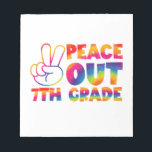 Bloc-note Peace Out Teint de septième année teinture de Dern<br><div class="desc">Peace Out Teint de septième année teinture de Dernière journée 7e année</div>