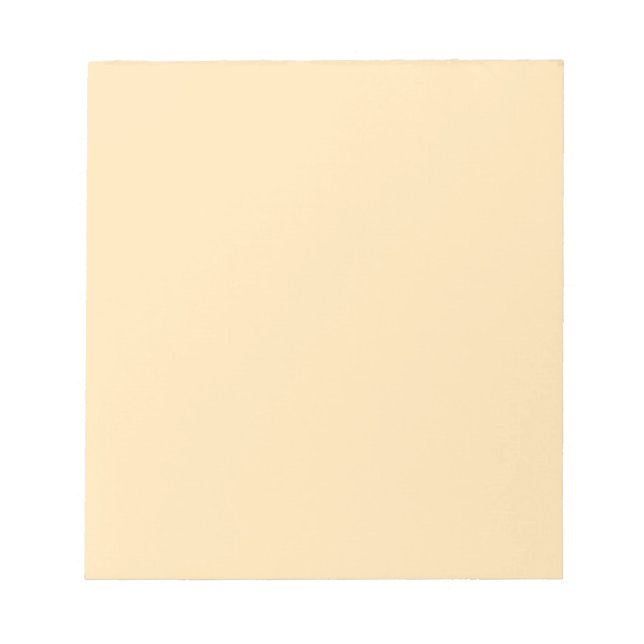 Bloc-note Peach Solid Color  (Devant)